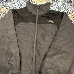 The North Face Charcoal and Black Insulated Jacket